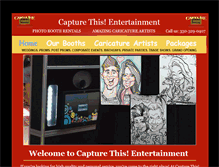 Tablet Screenshot of caricabooth.com